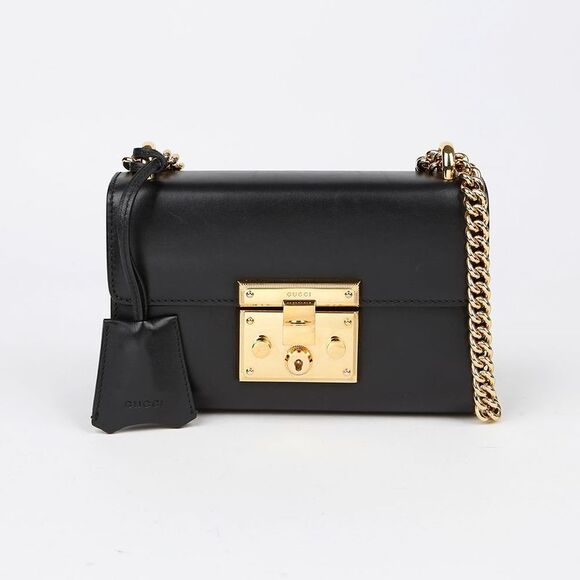 Padlock Small Chain Shoulder Crossbody Bag - Picture 3 of 10